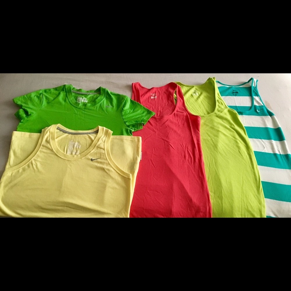 5 Brand New Nike Workout Shirts